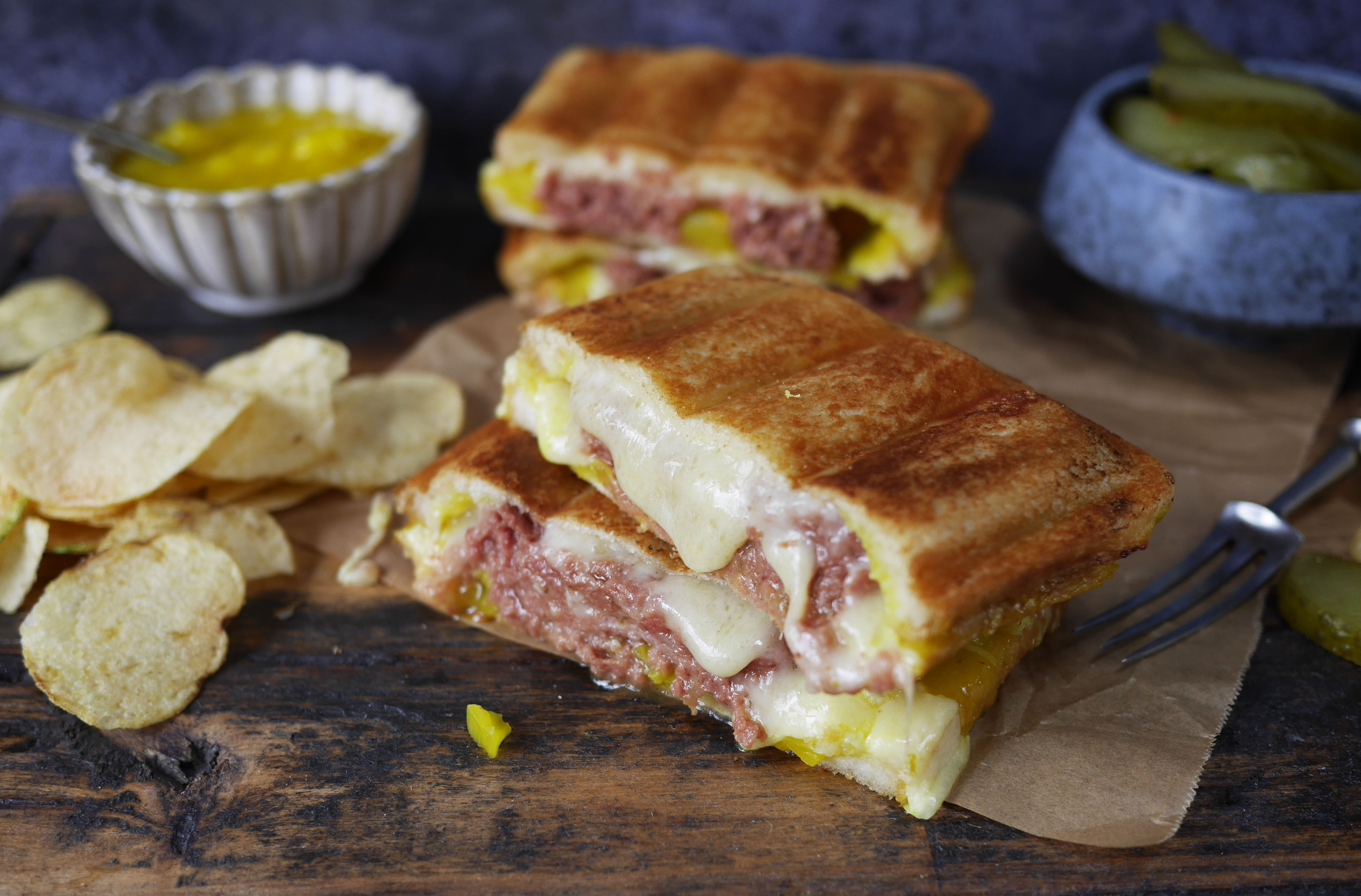 Corned Beef and Piccalilli Melt Corned Beef and Piccalilli Melt